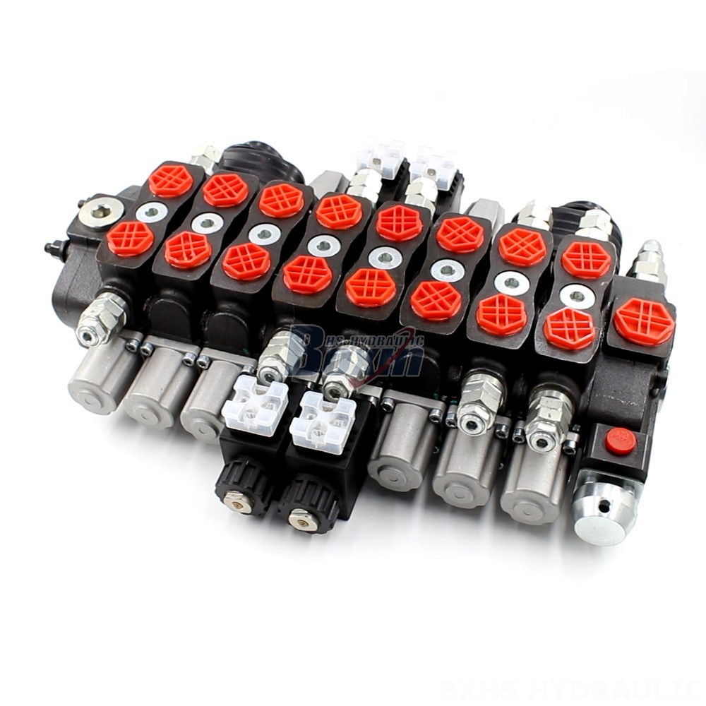Hydraulic Valve | Manual 8 Spool Sectional Directional Valve | Factory Supply main image